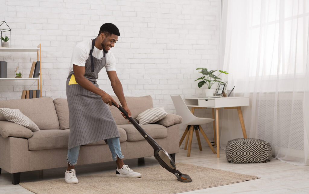 professional cleaning carpet