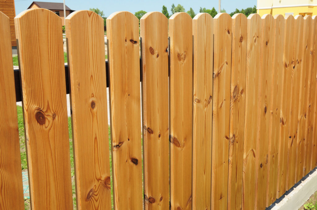 wooden fence