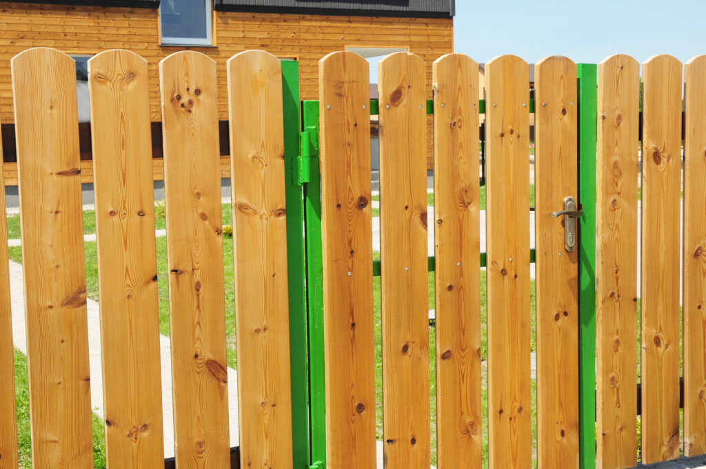 wooden fence